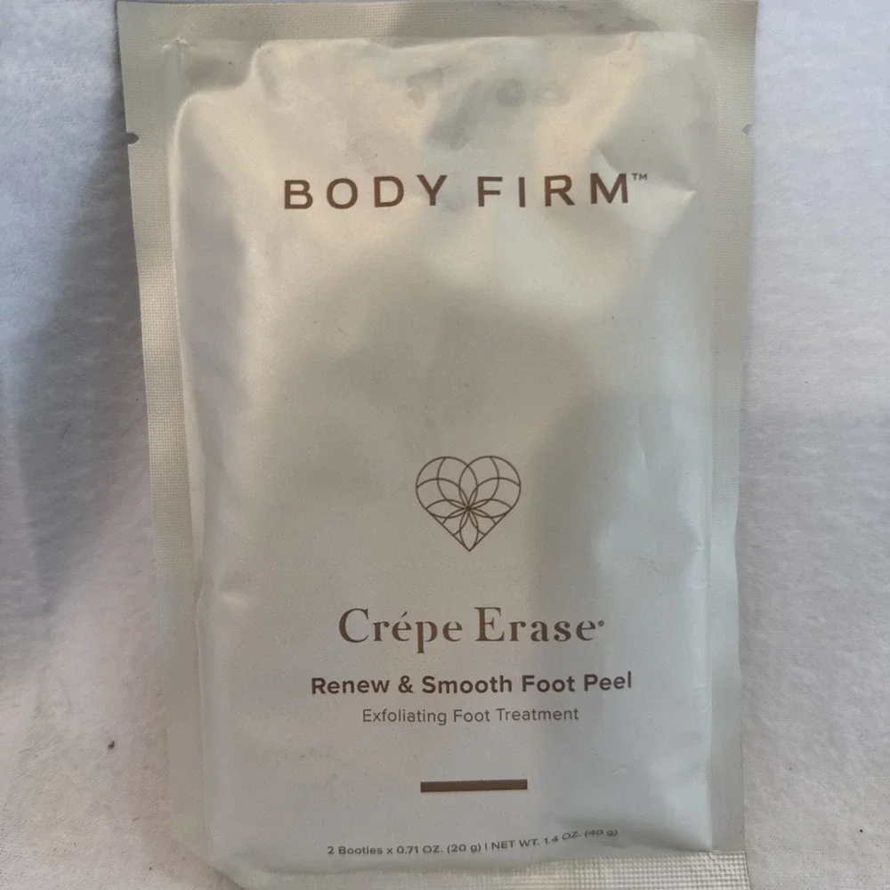 Crepe Erase BODY FIRM Renew & Smooth Foot Peel & Foot‎ Mask Set New!